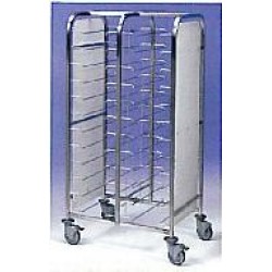 Clearing Trolley Side By Side 2x10 Tiers Clearing Trolley Side By Side 2x10 Tiers