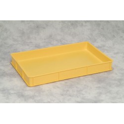 Delivery Tray Plastic 3.5" Deep Yellow Delivery Tray Plastic 3.5" Deep Yellow