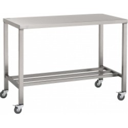 Mobile Table With Undershelf Mobile Table With Undershelf